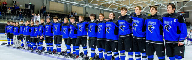 Eesti U-18 hokimeeskond kindlustas koha esimeses divisjonis