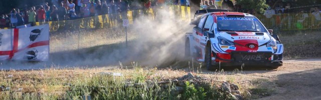 Sardiinia ralli laupäevasel kolmandal katsel kaksikvõit Toyotadele, kiireim Evans