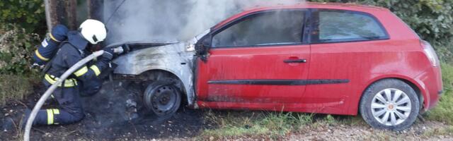 Päästjad kustutasid süttinud auto, Rohukülas aidati sõidukist välja luku taha jäänud koer