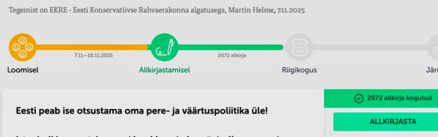 Istanbuli konventsioonist välja astumist toetavad tuhanded inimesed