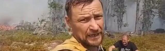 Venemaa Karjala vabariigi tuletõrjujad kurtsid videos põlevast metsast ränkade tingimuste ja olematu palga üle