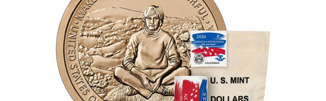 The Steve Jobs $1 coin goes on sale today starting at $61 for a roll