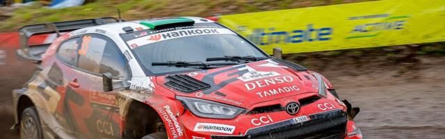 MM-sarja liider Elfyn Evans kirus Toyota masinat 