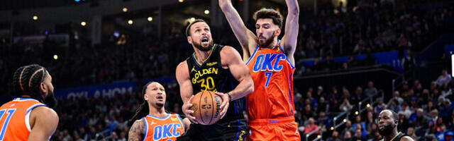 Thunder jätkas võimsas hoos, Curry tegi karjääri esimese ebasportliku vea