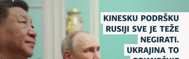 Kinesku podršku Rusiji sve je teže negirati. Ukrajina to primjećuje
