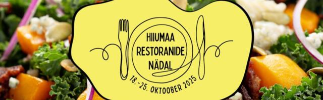 HIIUMAA RESTORANIDE NÄDAL | Kohalikud restoranid ja kohvikud pakuvad maitseelamusi