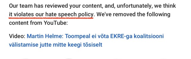 Objektiivi intervjuu Martin Helmega jääb “vihakõnena” kustutatuks