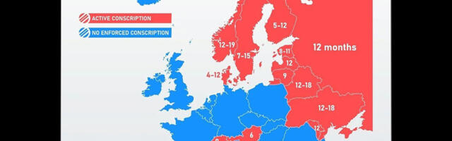 Hea teada: Kohustuslik sõjaväeteenistus Euroopas ja selle pikkus