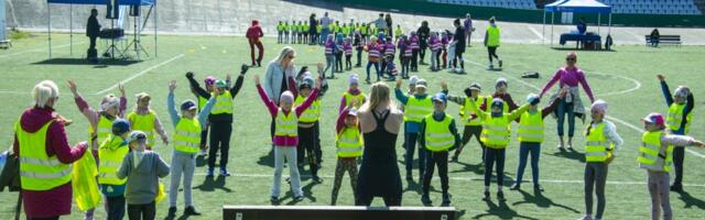 Pirita lasteaedade tervisespordipäev rõkkas rõõmust ja oli täis mitmesuguseid mängulisi tegevusi