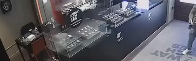 VIDEO: Riias oli suur kellapoe rööv