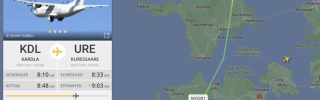 NAGU VANASTI | Lennuk lendas Tallinna läbi Kuressaare