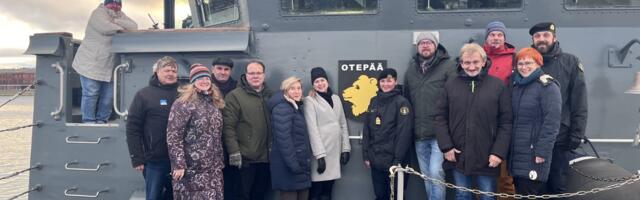 Otepää valla esindus külastas sõpruslaeva EML Ugandit