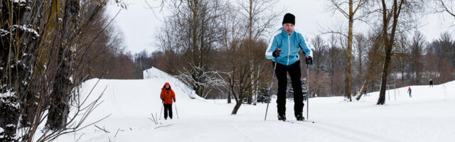 Tartus avati mitu loodusliku lumega suusarada 