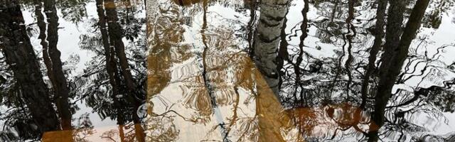 Galerii: Selisoo matkarada on osaliselt vee all