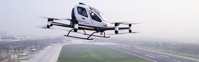 Hiina ettevõte hakkas internetis müüma lendavaid taksosid