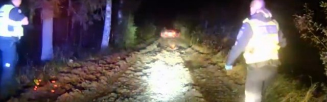 VIDEO | Põgenemine Türil lõppes 14-aastasele lapsjuhile mudas