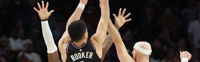 VIDEO | Bookeri lõpusekundi kaugvise tõi Sunsile  NBA meistri vastu võidu