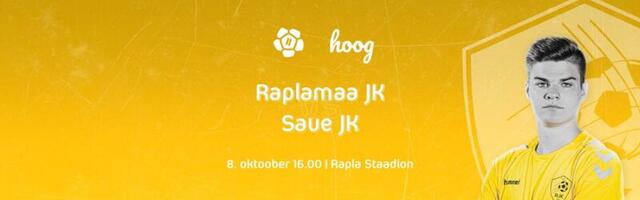 Pühapäeval kell 16.00 ⟩ Raplamaa JK – Saue JK