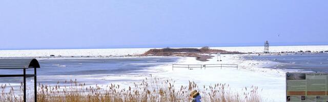 GALERII: kevadine jää Püünsi ja Pringi rannikul