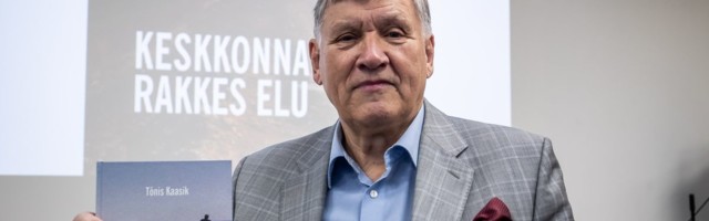 Endine keskkonnaminister Tõnis Kaasik esitles mälestusteraamatut