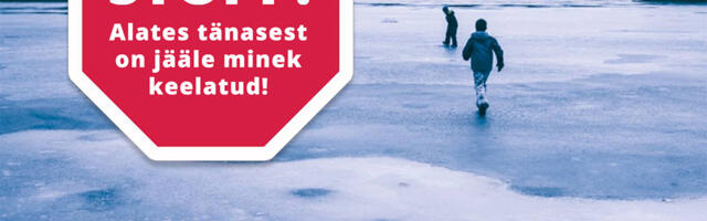 Tänasest on siseveekogude jääle minek keelatud