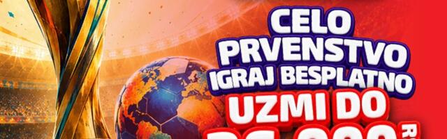 PRVENSTVO JE VEĆ U TOKU, A TI JOŠ ČEKAŠ? Uzmi 26.000 RSD i otputuj u zemlju novog SVETSKOG ŠAMPIONA!