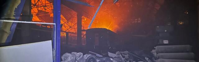 Ukrainas sai tabamuse vagunidepoo