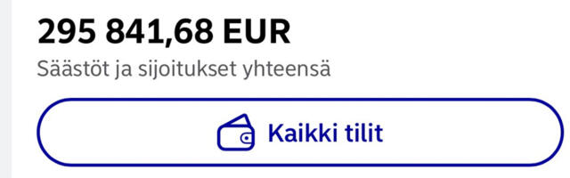 Soomlase pangakontol oli järsu suur summa raha