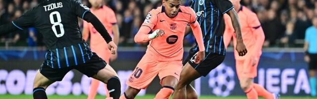 Barcelona pidi Belgias võrgust korjama kolm palli, Cityle kindel võit