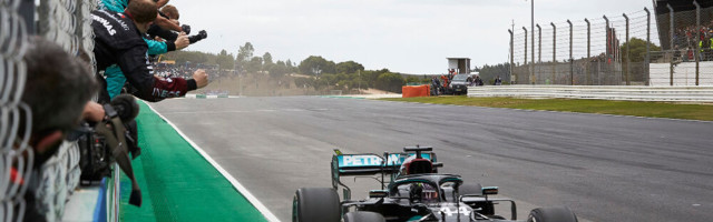 F1: Hamilton saavutas Portugalis ajaloolise 92. etapivõidu