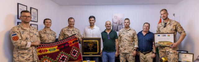 Toetuse väejuhatuse ülem väisas Iraagis välisoperatsioonil teenivat Eesti kontingendi rahvuslikku toetuselementi