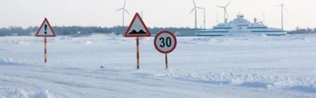 Transpordiamet avab ametliku jäätee Kihnu suunal