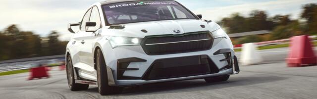 Škoda autospordi osakonna poolt arendatud Enyaq RS Race on ralligeenidega elektriauto