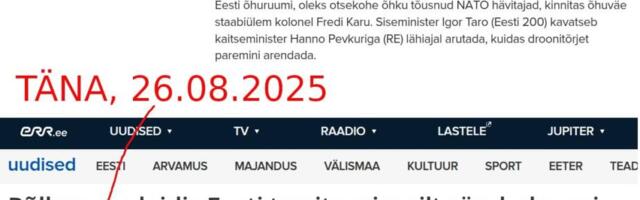 Rain Epler: Eestisse kukkunud droon ajas propagandistide pea täiesti sassi