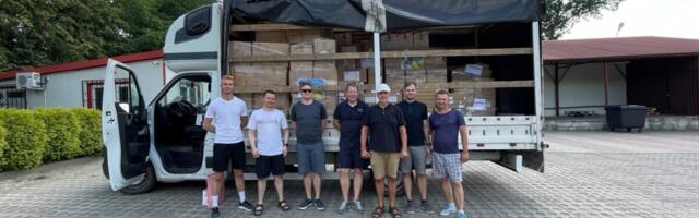 Eesti ettevõtted saatsid Ukrainasse 10 000 esmaabipakki