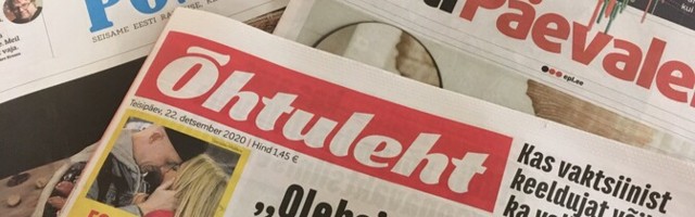 Suuremad ajalehed pühade ajal ei ilmu
