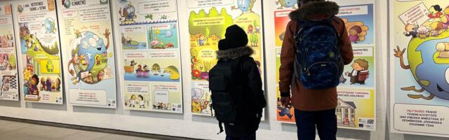 Vabaduse väljakul avati kestliku arengu koomiksinäitus