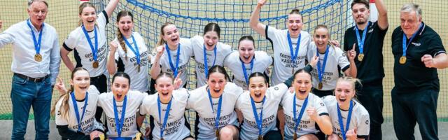 Mistra käsipallinaiskond krooniti Eesti meistriks