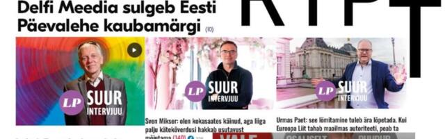 Eesti Päevaleht rändab prügikasti