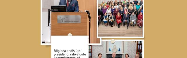 Riigipea andis üle presidendi rahvaluule kogumispreemiad