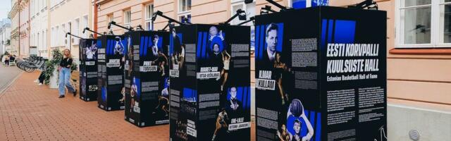 Eesti korvpalli kuulsuste hall kolis välinäitusega Tartusse