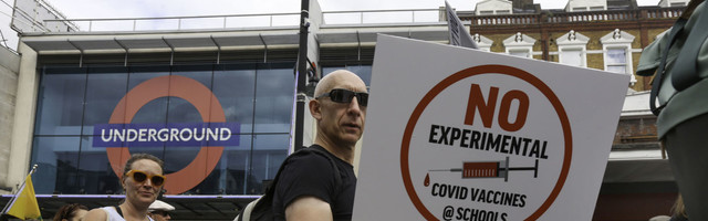 Vaktsiinisunni vastased avaldasid meelt Londonis