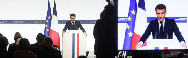 Prantsuse president Macron vihjas võimalusele saata vägesid Ukrainasse