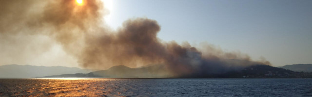 OTSE SÜNDMUSKOHALT: illegaalid püüdsid ka Samose pagulaslaagrit maha põletada