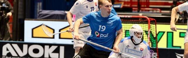 ЧМ по флорболу: в 1/8 финала Эстония проиграла Словакии