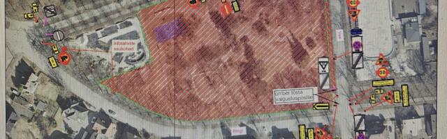 Osa Lõuna tänavast on liikluseks suletud