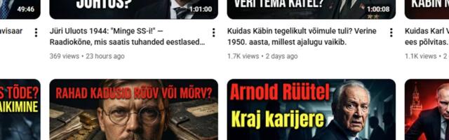 SAHINAD | „Kust MERI sai raha?“ Tehisaru toodab YouTube’is Eesti ajaloost sensatsioonilugusid