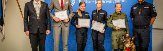 Lõuna prefektuuri Kagu jaoskonna Põlva patrullpolitseinik Edith Rästa sai parima noore politseiniku tiitli