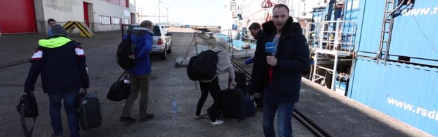 Reporter: Margus Kurmi ekspeditsioon alustas Hollandist teekonda Estonia hukupaigani