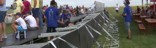 Kiirendusvõistluse tribüün vajus rahva raskuse all kummuli! Neli kannatanut